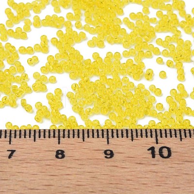 15/0 Transparent Czech Glass Seed Beads SEED-N004-004-25-1