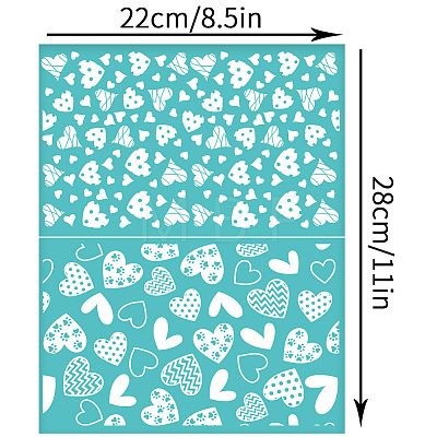 Self-Adhesive Silk Screen Printing Stencil DIY-WH0338-206-1