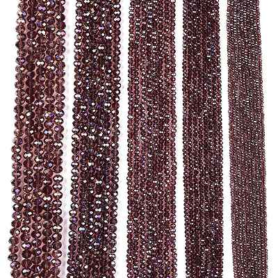 Electroplate Glass Beads Strands LS-EGLA-A044-T4mm-B13-1