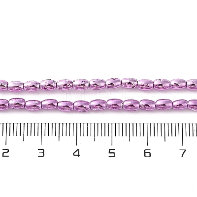 Electroplate Beads Strands X-EGLA-H104-02I-1