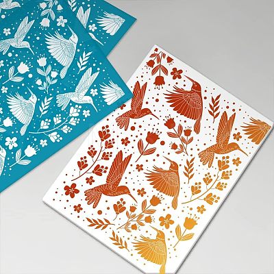 Silk Screen Printing Stencil DIY-WH0341-211-1