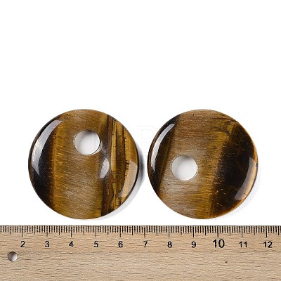 Natural Tiger Eye Pendants G-C140-10K-1