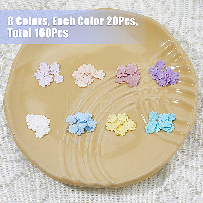 SUPERFINDINGS 16Bags 8 Colors  Polyester Ornament Accessories DIY-FH0006-79-1