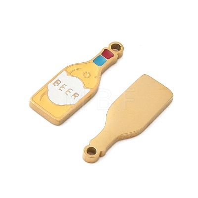 304 Stainless Steel Enamel Pendants STAS-G360-04G-01-1