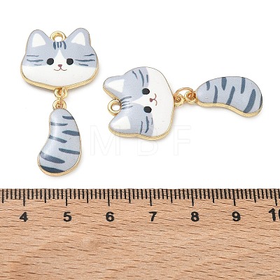 Printed Alloy Pendants ENAM-K076-45G-02-1
