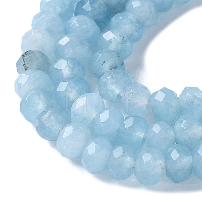 Dyed Natural Malaysia Jade Rondelle Beads Strands LS-G-E316-2x4mm-64-1