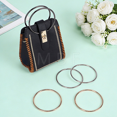 6Pcs 3 Colors Iron Bag Handles FIND-PH0038-61-1