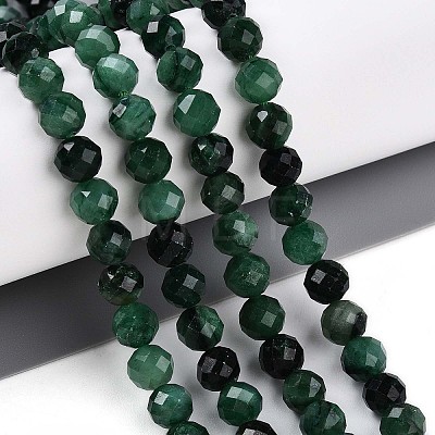 Natural Fuchsite Beads Strands G-T140-20A-1