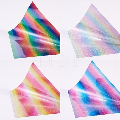 4Pcs Colorful Glitter Heat Transfer DIY-SZ0003-60-1