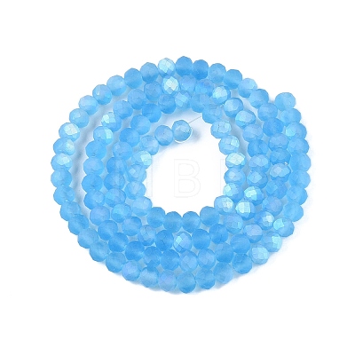 Transparent Glass Beads Strands EGLA-A044-T3mm-MB08-1