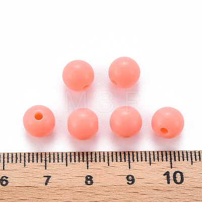 Opaque Acrylic Beads LS-MACR-S370-C8mm-SS2109-1