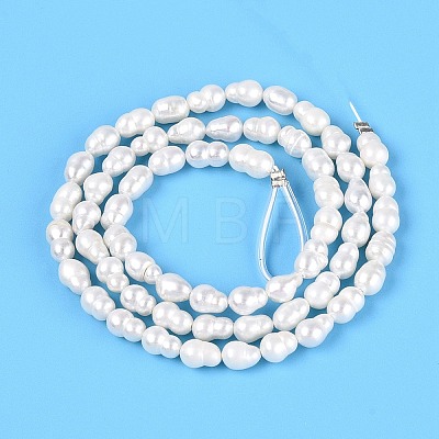 Natural Nucleated Pearl Beads Strands PEAR-N012-02Q-01-1