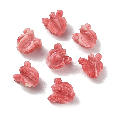 Synthetic Coral Carved Beads BSHE-P034-01C-1