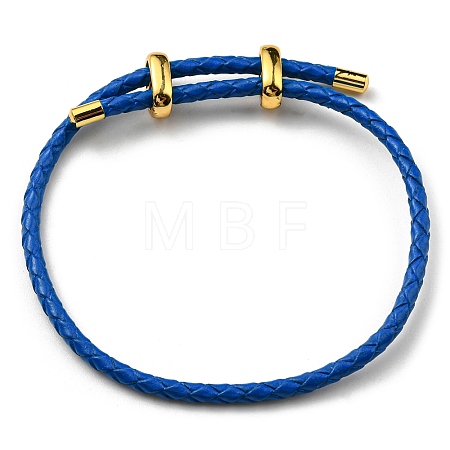 Leather Braided Cord Bracelets BJEW-G675-06G-12-1