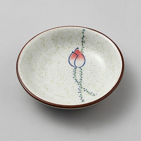 Porcelain Ink Dish AJEW-WH0709-416D-1