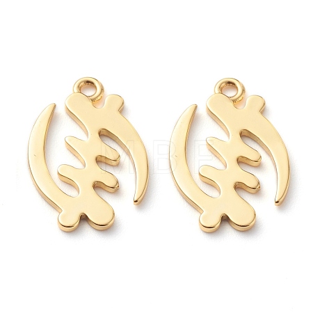 Brass Pendants KK-J278-20G-1
