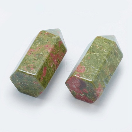 Natural Unakite Pointed Beads G-G760-K22-1