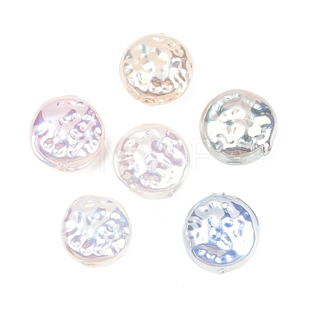 Electroplated Glass Imitation Pearl Beads GLAA-A044-05-1