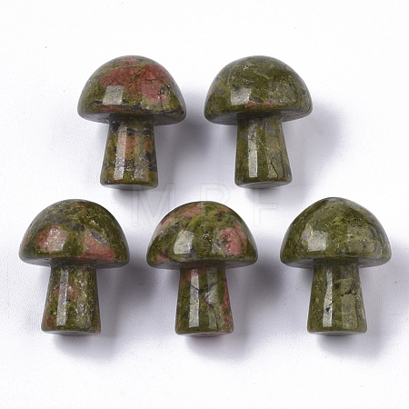 Natural Unakite GuaSha Stone G-N0325-02L-1