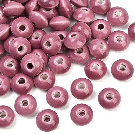 Handmade Porcelain Beads PORC-Q173-15x10mm-15-1