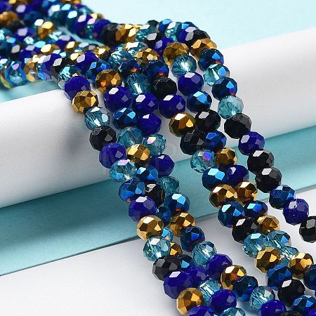 Glass Beads Strands EGLA-A034-M6mm-36-1