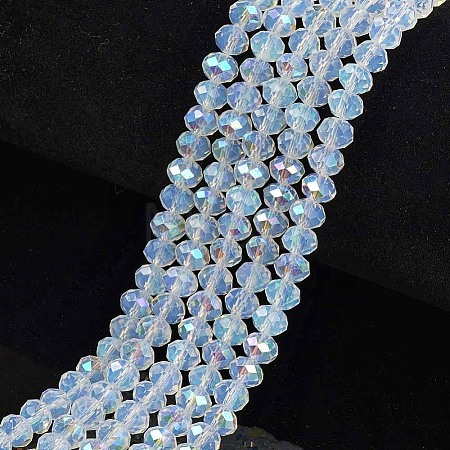 Electroplate Glass Beads Strands EGLA-A034-J2mm-L07-1