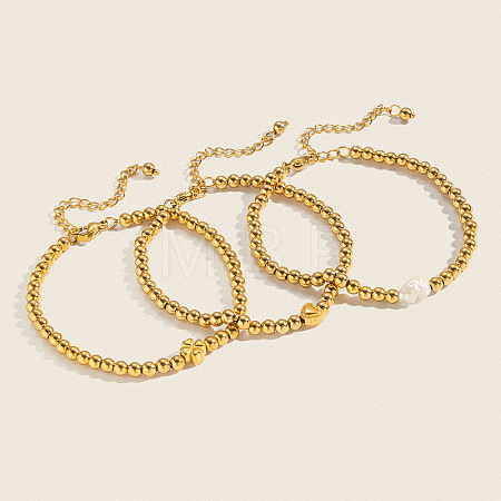 304 Stainless Steel Ball Chain Bracelets YV9832-1