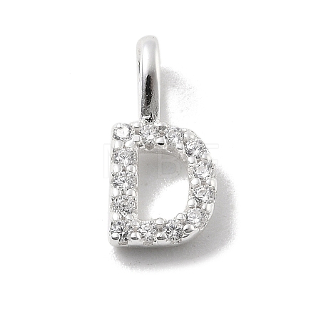 925 Sterling Silver with Cubic Zirconia Charms STER-Q004-01D-S-1