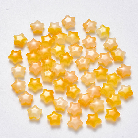 Imitation Jade Glass Beads GLAA-R211-04-B01-1