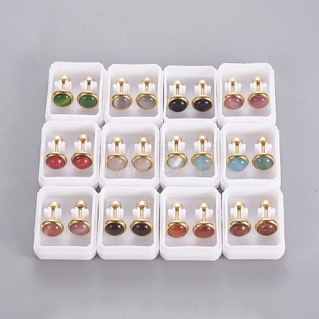 304 Stainless Steel Earlobe Plugs EJEW-F227-20G-A-1