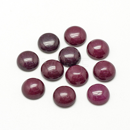 Natural White Jade Cabochons X-G-R416-12mm-09-1