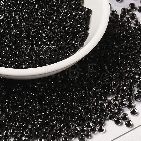 12/0 Transparent Glass Seed Beads SEED-F003-03C-08-1