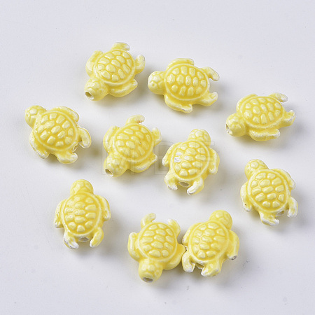 Handmade Porcelain Beads PORC-T005-001E-1