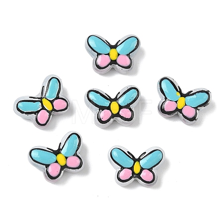 Transparent Glass Enamel Beads LAMP-C023-02A-1