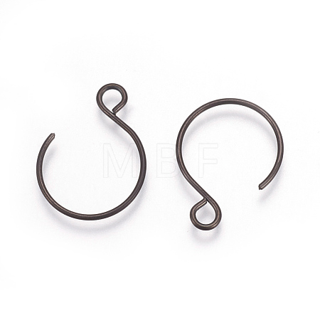 304 Stainless Steel Earring Hooks X-STAS-L216-02B-B-1