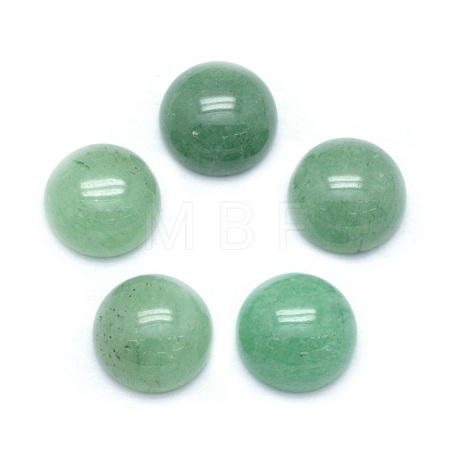 Natural Green Aventurine Cabochons X-G-P393-R15-10mm-1