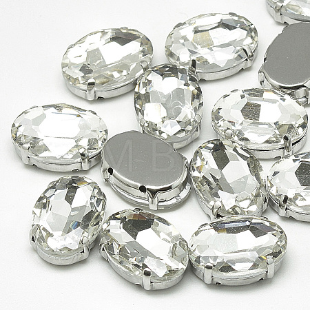 Sew on Rhinestone RGLA-T091-8x10mm-01P-1