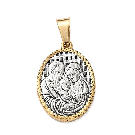 Religion 304 Stainless Steel Pendants STAS-H264-13G-ASG-1