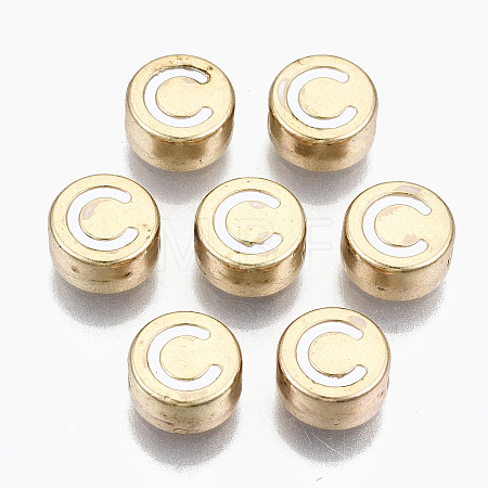 Alloy Enamel Beads X-ENAM-S122-029C-RS-1