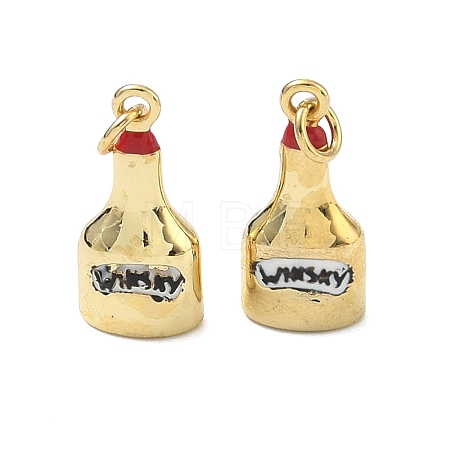 Brass Enamel Pendants LS-KK-Z153-15G-1