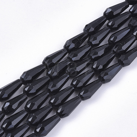 Opaque Solid Color Glass Beads Strands X-GLAA-T009-002-1