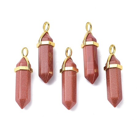 Synthetic Goldstone Pointed Pendants G-G025-01G-35-1