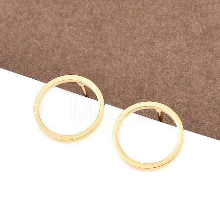 316 Stainless Steel Stud Earrings EJEW-D339-05G-1