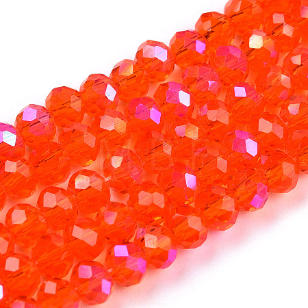 Electroplate Glass Beads Strands EGLA-A034-T4mm-L29-1