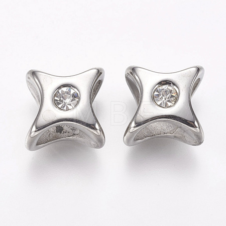 304 Stainless Steel Slide Charms STAS-I082-01P-1