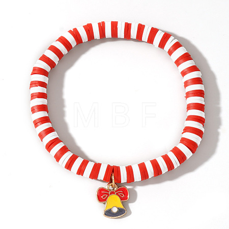 Christmas 304 Stainless Steel Enamel Charm Bracelets ZQ4442-19-1
