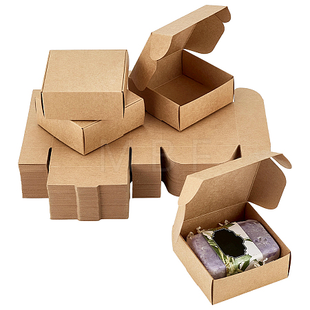 Kraft Paper Box CON-WH0036-03-1