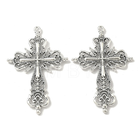 Tibetan Style Zinc Alloy Big Pendants LS-X-TIBEP-R334-117AS-RS-1