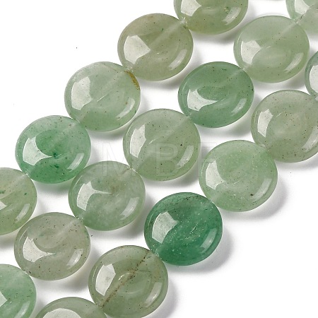 Natural Green Aventurine Beads Strands X1-G-C159-A04-01-1