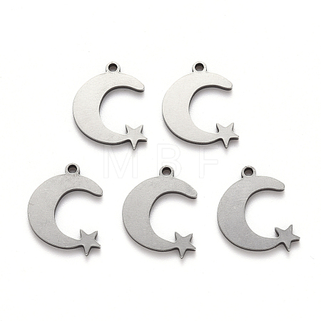 Non-Tarnish 201 Stainless Steel Charms STAS-N092-106-1